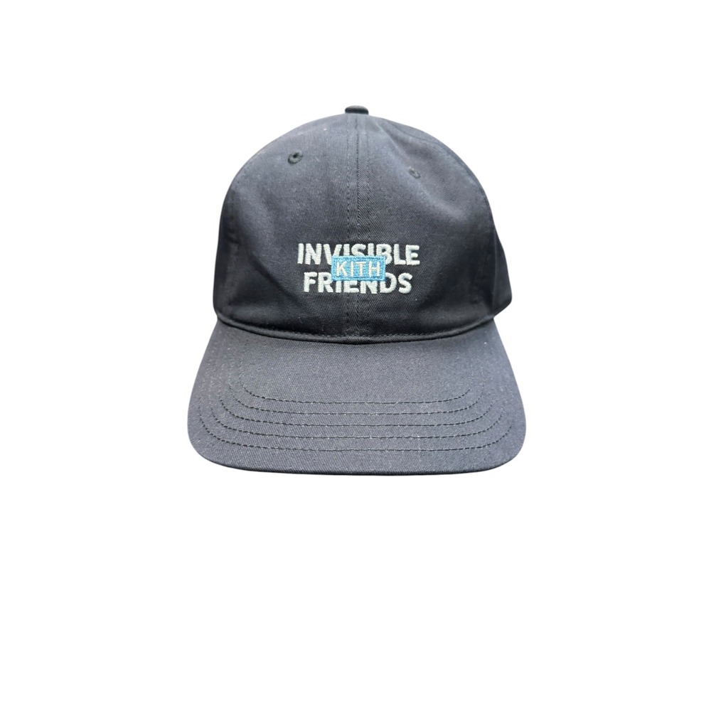 Kith Invisible Friends Hat Mens OS Navy Blue Excellent Embroidered Dad Cap